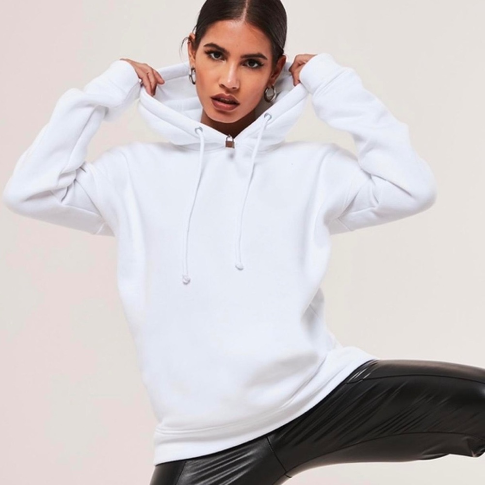 Missguided White Hoodie